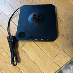 温度調整機能付き電気ケトル ブラックの画像