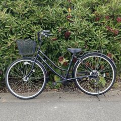 【2023年購入】 まあまあ美品 点検/整備渡し ハブダイナモLEDライト ママチャリの画像