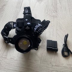 爆光 LEDヘッドライトusb充電式 超高輝度 作業用 夜釣り 登山 キャンプの画像