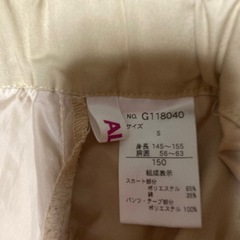 アルジーベージュミニスカートの画像