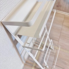 山崎実業(Yamazaki) 洗濯機横 マグネット 収納ラックの画像