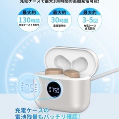 集音器 高齢者 しゅうおんき【2025年革新型 7月新登場 小さい耳にもフィット】4段階音量調整の画像