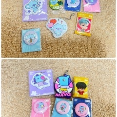 BTSコラボチャーム（缶バッジ・キーホルダー他）の画像