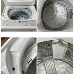 R225 ☀️ Panasonic 洗濯機 （洗濯5.0㎏) 20年製 NA-F50B14 ⭐ 動作確認済 ⭐ クリーニング済の画像