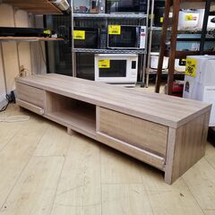 【商談中】幅140cm LOWYA/ロウヤ ローボード テレビボード ナチュラル 木目 引出し2個◆奥行35㎝×高さ28㎝◆買取帝国 朝霞店 配達可能の画像