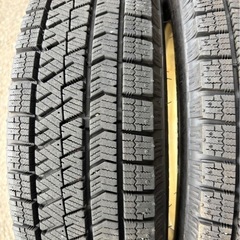 ブリザックVRX2 155/65R14バリ山　ホイール付き PCD100の画像