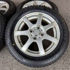 ブリザックVRX2 155/65R14バリ山　ホイール付き PCD100の画像