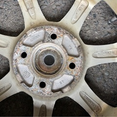 ブリザックVRX2 155/65R14バリ山　ホイール付き PCD100の画像