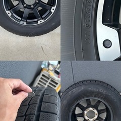 ランドクルーザープラド150　スタッドレスタイヤ　 ホイール　4本セットの画像