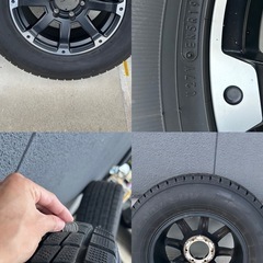 ランドクルーザープラド150　スタッドレスタイヤ　 ホイール　4本セットの画像