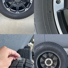 ランドクルーザープラド150　スタッドレスタイヤ　 ホイール　4本セットの画像