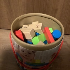 木製　積み木　Hapeの画像