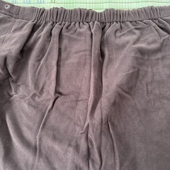 【お取引決定】光熱費節約❣️ウォームイージースカートLサイズ　ダークブラウンの画像