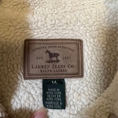 RALPH LAUREN デニムボアベストの画像