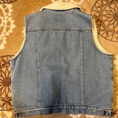 RALPH LAUREN デニムボアベストの画像