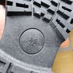 新品 24.5cm レディース ブーツ ブラック 厚底 シューズ 普段着 識別番号:【B083-S】の画像