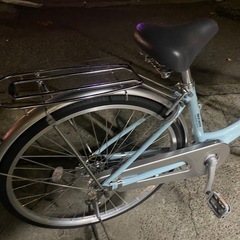 ママチャリ 長期在庫品 26インチ 変速無し オートライト ローラーブレーキの画像