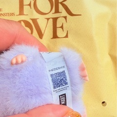 ポップマート ザ モンスターズ 　E　ラブブ ピン フォー ラブ シリーズ ぬいぐるみ ペンダント の画像