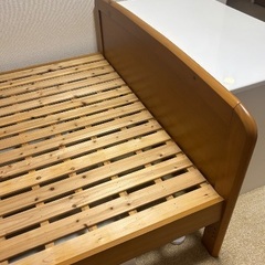 【決定済】ニトリ 木製フレーム すのこ板 ダブルベッドの画像