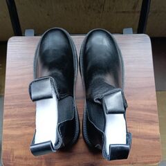 新品 24cm レディース ブーツ ブラック 厚底 シューズ 普段着 識別番号:【B084-S】の画像