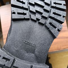 新品 22cm レディース ブーツ ブラック 厚底 シューズ 普段着 識別番号:【B085-S】の画像