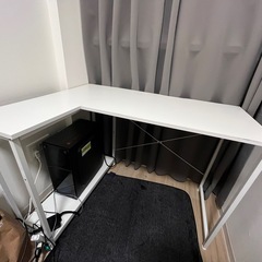 l字デスク 机 pcデスク ゲーミングデスクの画像