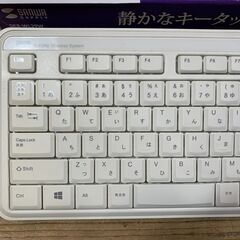 SANWA SUPPLY サンワサプライ SKB-WL29W ワイヤレスキーボード レシーバー付き メンブレン 箱付き 動作確認 の画像