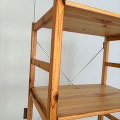 無印　パイン材ユニットシェルフの画像
