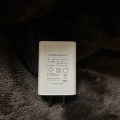 ホワイト 充電アダプター 5V-2000mAの画像