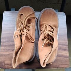 新品 23.5cm レディース ブーツ ブラウン 厚底 シューズ 普段着 識別番号:【B087-S】の画像