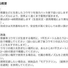 【数回使用】イカリ消毒 420mL スーパーコウモリジェットの画像