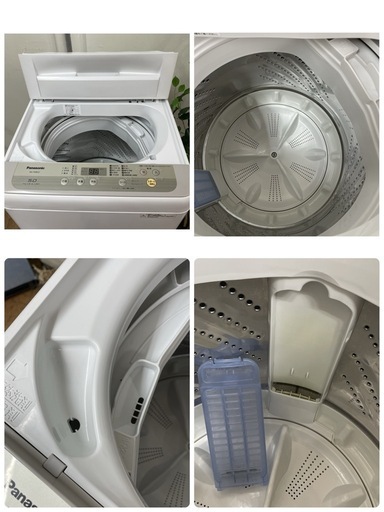 R349 ☀️ Panasonic 洗濯機 （洗濯5.0㎏) 18年製 NA-F50B12 ⭐ 動作確認済 ⭐ クリーニング済