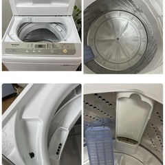 R349 ☀️ Panasonic 洗濯機 （洗濯5.0㎏) 18年製 NA-F50B12 ⭐ 動作確認済 ⭐ クリーニング済の画像