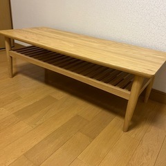 大川家具 関家具 センターテーブル マルム 120×55×39cm の画像
