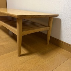 大川家具 関家具 センターテーブル マルム 120×55×39cm の画像