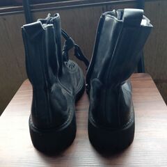 新品 25cm レディース ブーツ ブラック 厚底 シューズ 普段着 識別番号:【B088-S】の画像