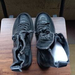 新品 25cm レディース ブーツ ブラック 厚底 シューズ 普段着 識別番号:【B088-S】の画像