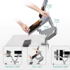 モニターアーム　デュアルの画像