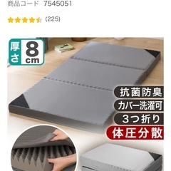 ニトリ点で支える体圧分散敷布団 シングル(S F2205)の画像