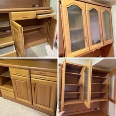 中古 食器棚　お引取り 差し上げますの画像