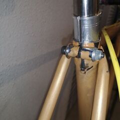 メーカー不明 クロモリ Wレバー ロードバイク 2x10速 700c 中古自転車の画像