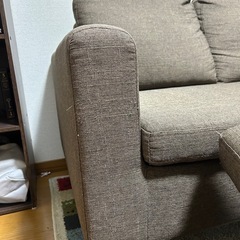 【お渡しは12月初旬】カウチ付き 3人がけソファの画像