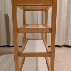 キッチンワゴン　4段　引出・キャスター付きの画像