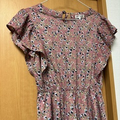 花柄ワンピース　Mサイズ　中古の画像
