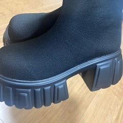 新品未使用　ソックスブーツの画像