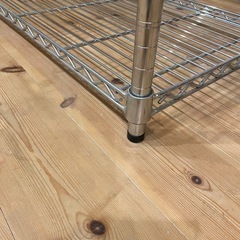 【取引中】大型スチールラック 幅120cm 高180cm 5段 シルバーラック メタルラック オフィス使用 の画像