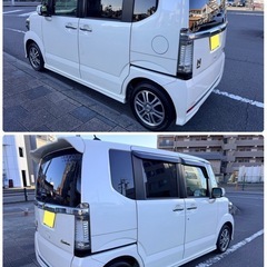 車検取りたて❗️純正8インチナビ❗️両側パワスラ❗️お買い得N BOXカスタム❗️の画像