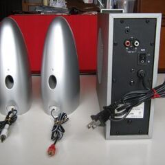 オーム電機　パソコン用3Dスピーカーシステム　Audio Comm  ASP-1400　ジャンク品の画像