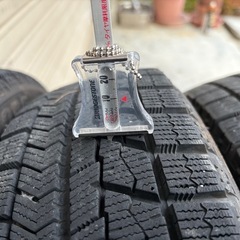 冬タイヤ 13インチ ✳️ 155/65R13 ✳️ ブリヂストン製ブリザック アルミ付き4本組の画像