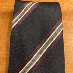 SHIPS ネクタイ ネイビー ストライプの画像